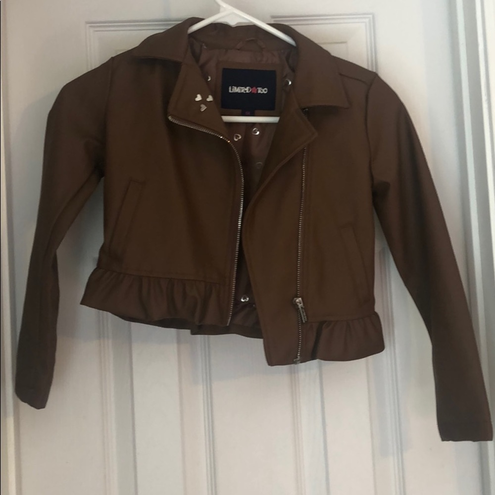 Girls leather jacket